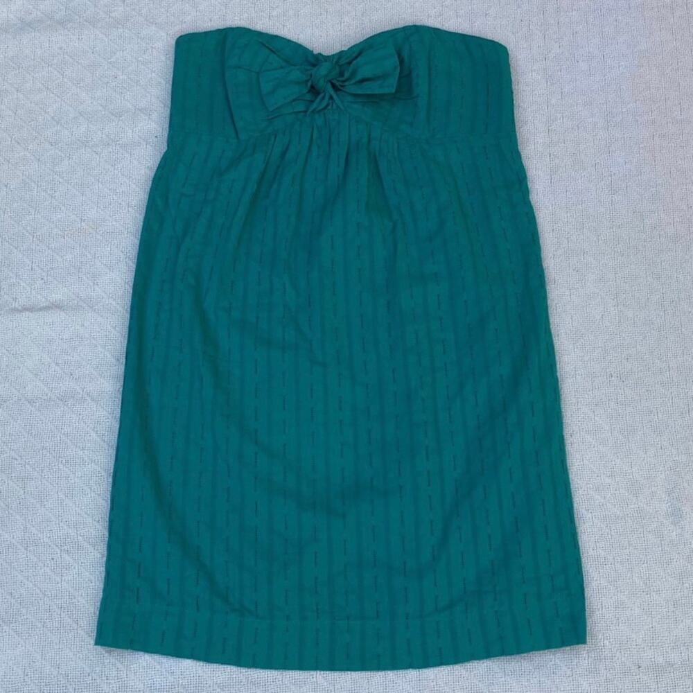 NWT BCBGeneration Strapless Teal Dress